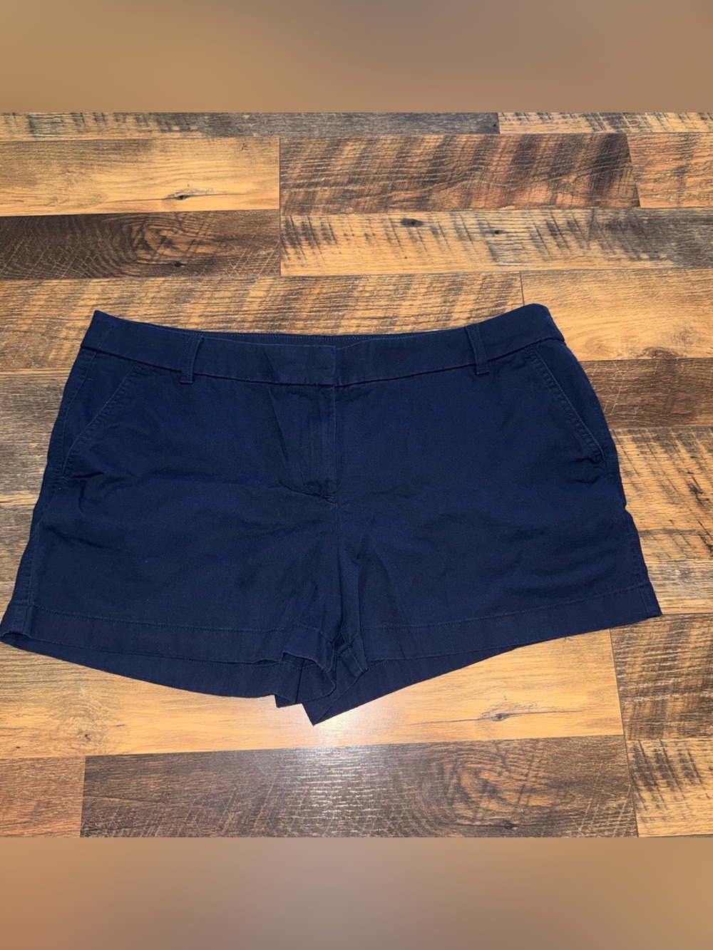 J. Crew Navy Tailored Chino Bermuda Shorts